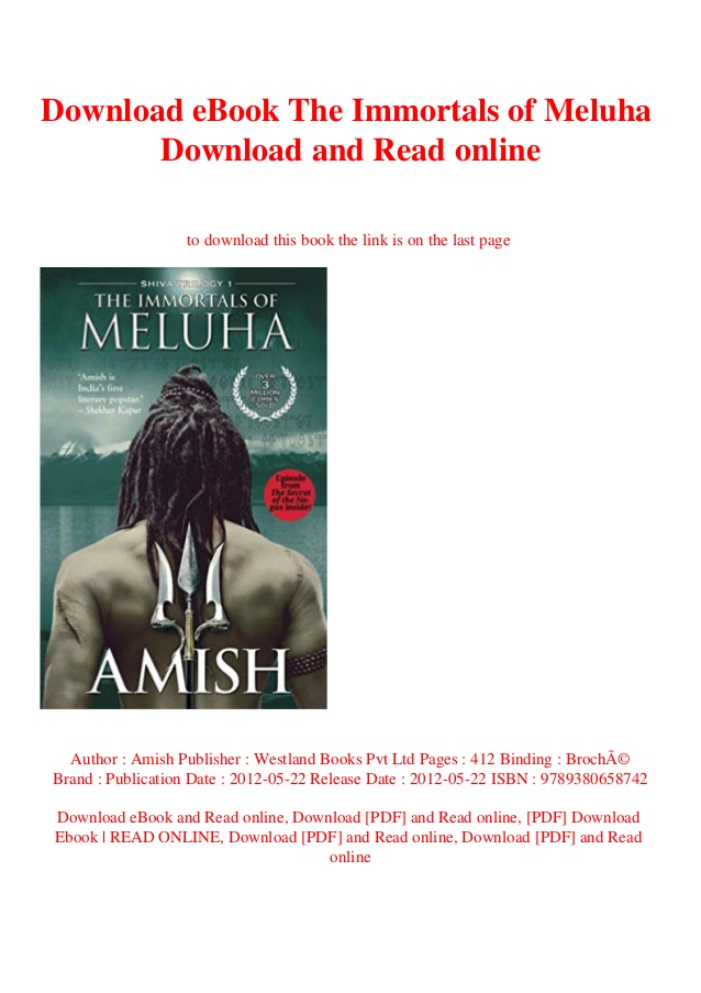 immortals of meluha ebook online